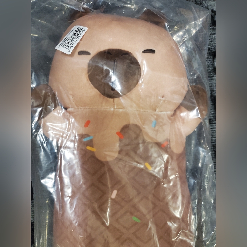 Miniso Stuff Plush Cuddle Toy Capybara 20" NWT - Picture 11 of 12